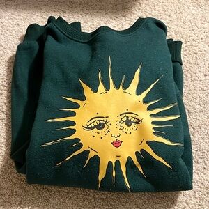 Green Sun Sweatshirt